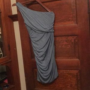 One shoulder cocktail dress